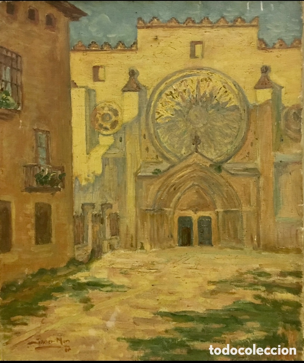 Arte: Javier MON. &ldquo;Catedral&rdquo;. Oleo sobre lienzo. - Foto 1