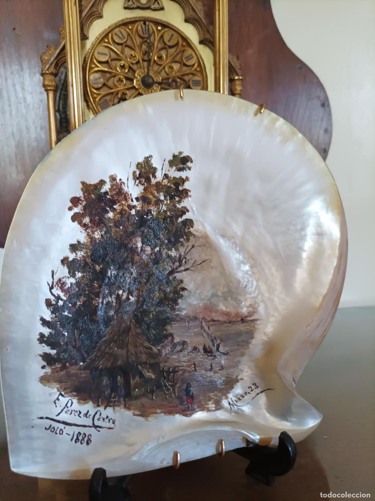 Arte: Oleo sobre concha. - Foto 3
