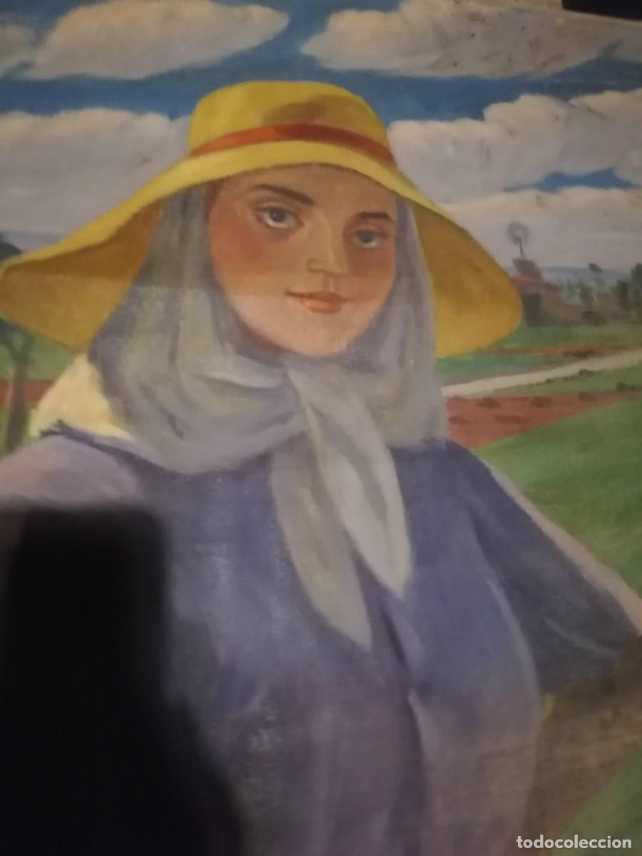 Arte: 2 Lienzos al &oacute;leo. P. Ysla 1945 - Foto 2