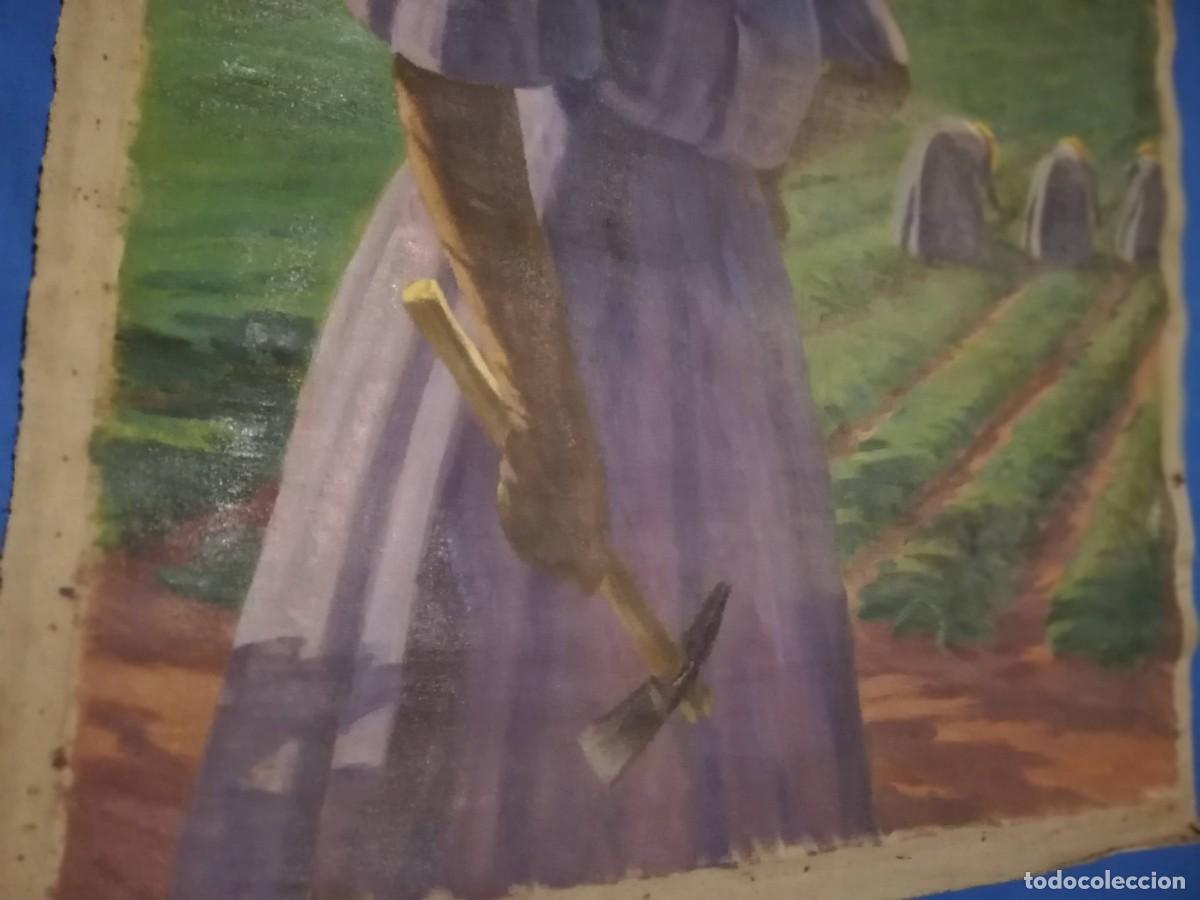 Arte: 2 Lienzos al &oacute;leo. P. Ysla 1945 - Foto 8