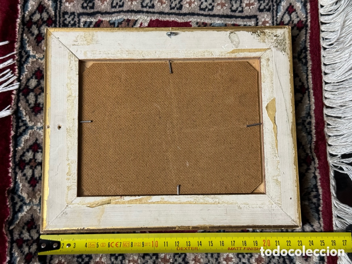 Arte: &Oacute;leo sobre tabla bodeg&oacute;n firmado - Foto 4