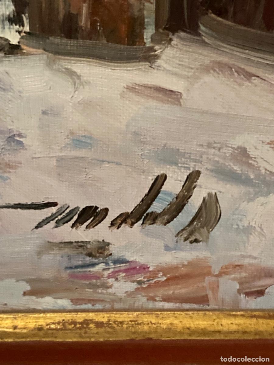 Arte: El Rastro de Madrid. Firmado. - Foto 4