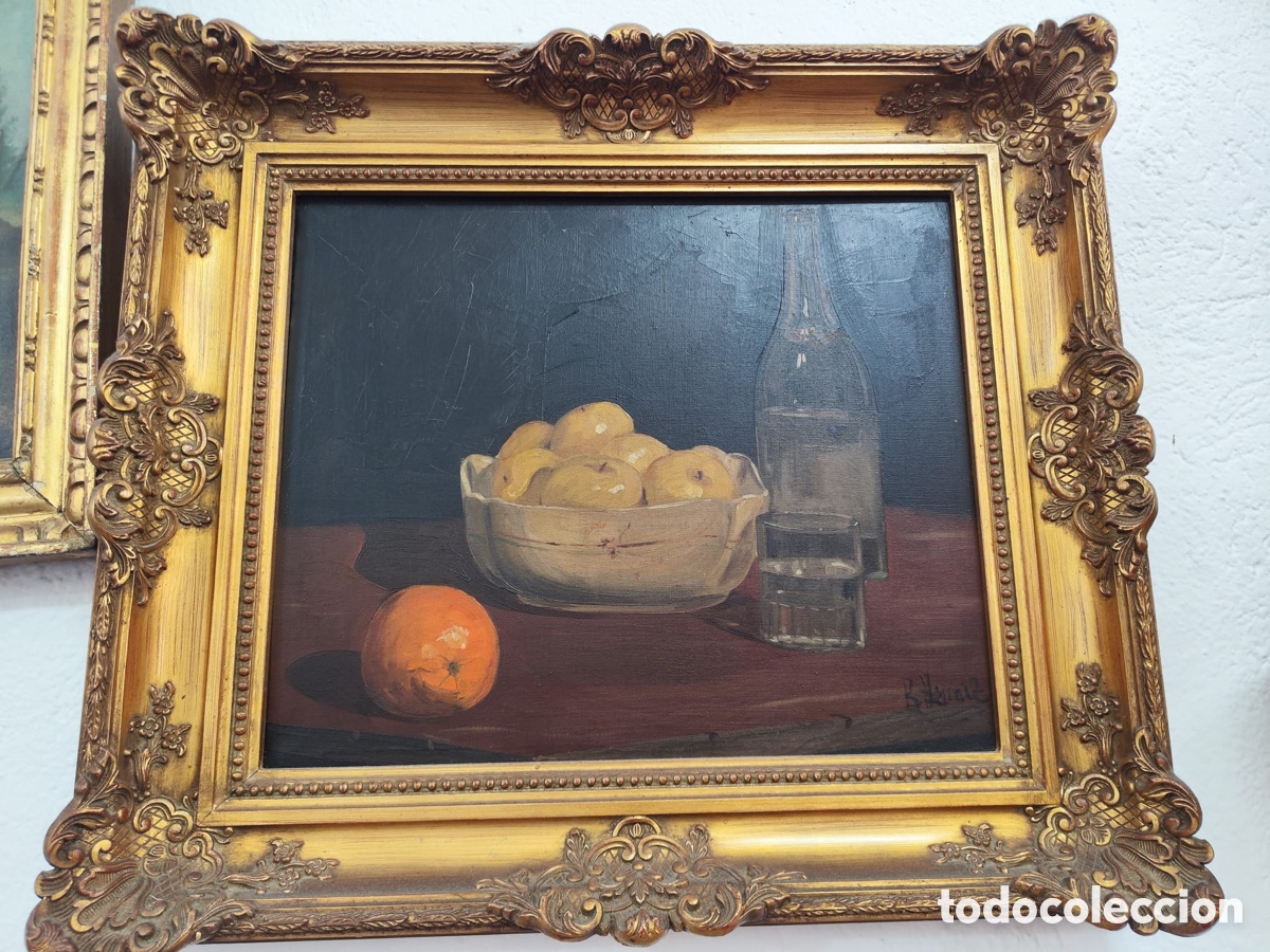 Arte: Cuadro bodeg&oacute;n antiguo - Foto 1