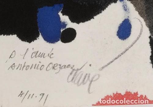 Arte: Antoni Clav&eacute;. Cuadro. Mixta sobre papel - Foto 2