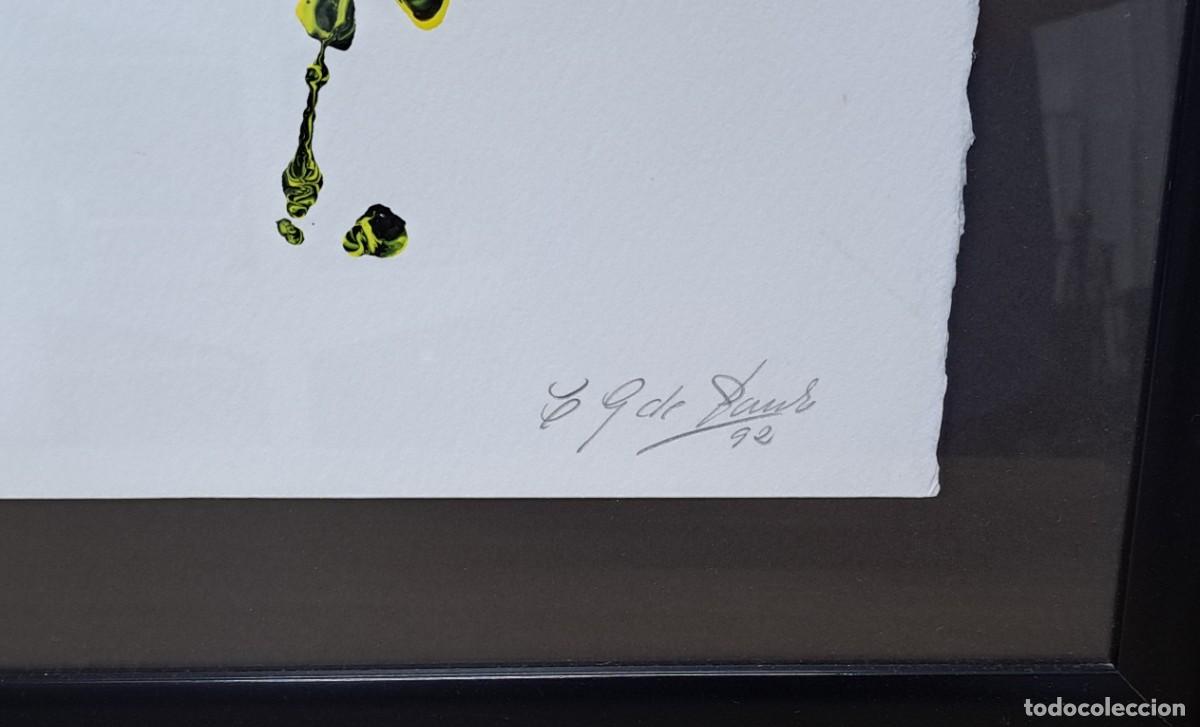 Arte: &Oacute;leo sobre papel, a&ntilde;o 1992 - Foto 3