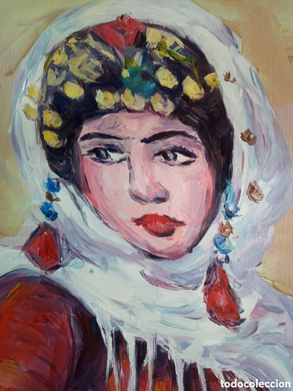 Arte: GITANA.&Oacute;LEO SOBRE TABLA. - Foto 2