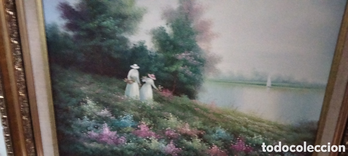 Arte: PAREJA DE CUADRO AL OLEO - Foto 2