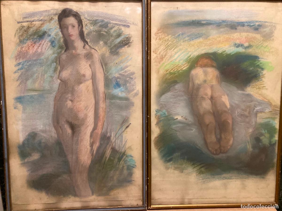 pareja de desnudos por pedro mozos (herrera de - Compra venta en  todocoleccion