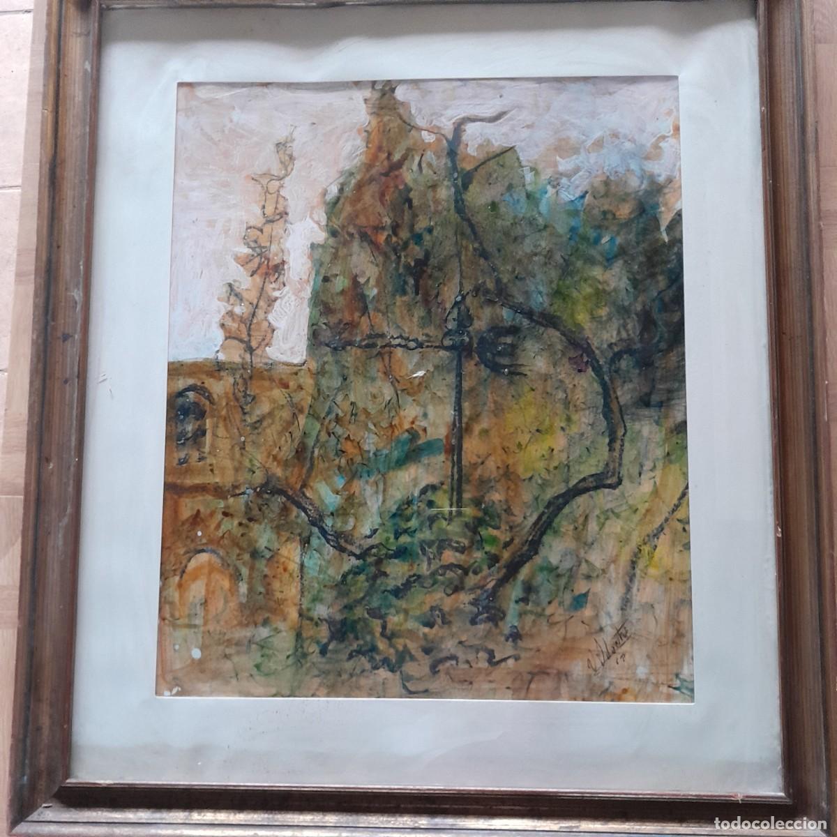 Art: Pintura sobre papel, firmado