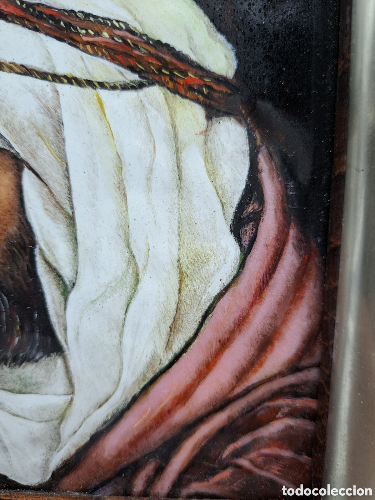 Arte: Pareja de esmaltes de bustos arabes - Foto 11