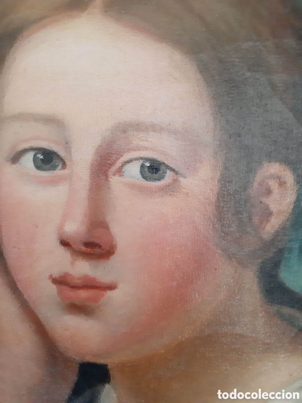 Arte: Cuadro Retrato de mujer joven - Foto 3