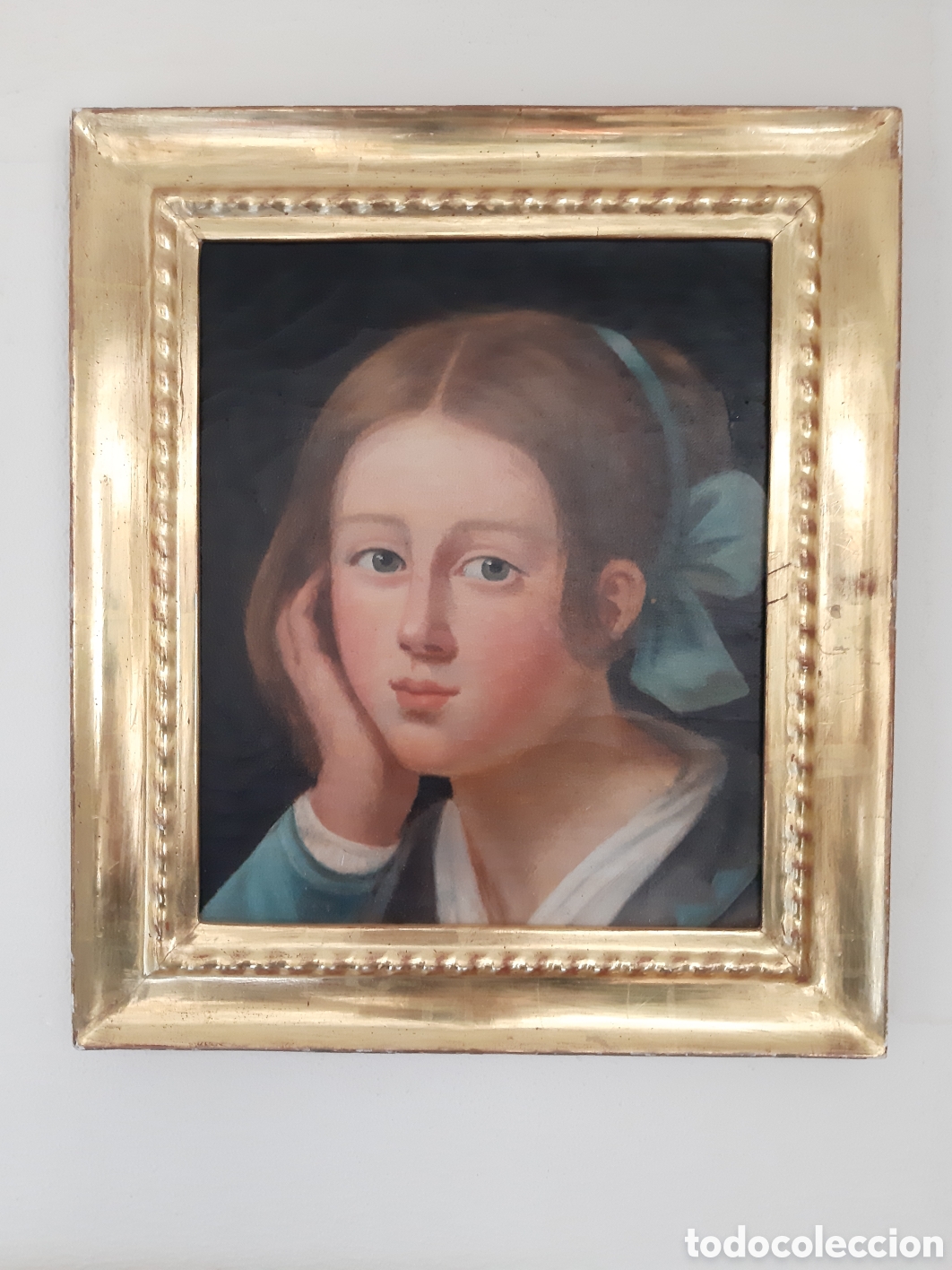 Arte: Cuadro Retrato de mujer joven - Foto 1