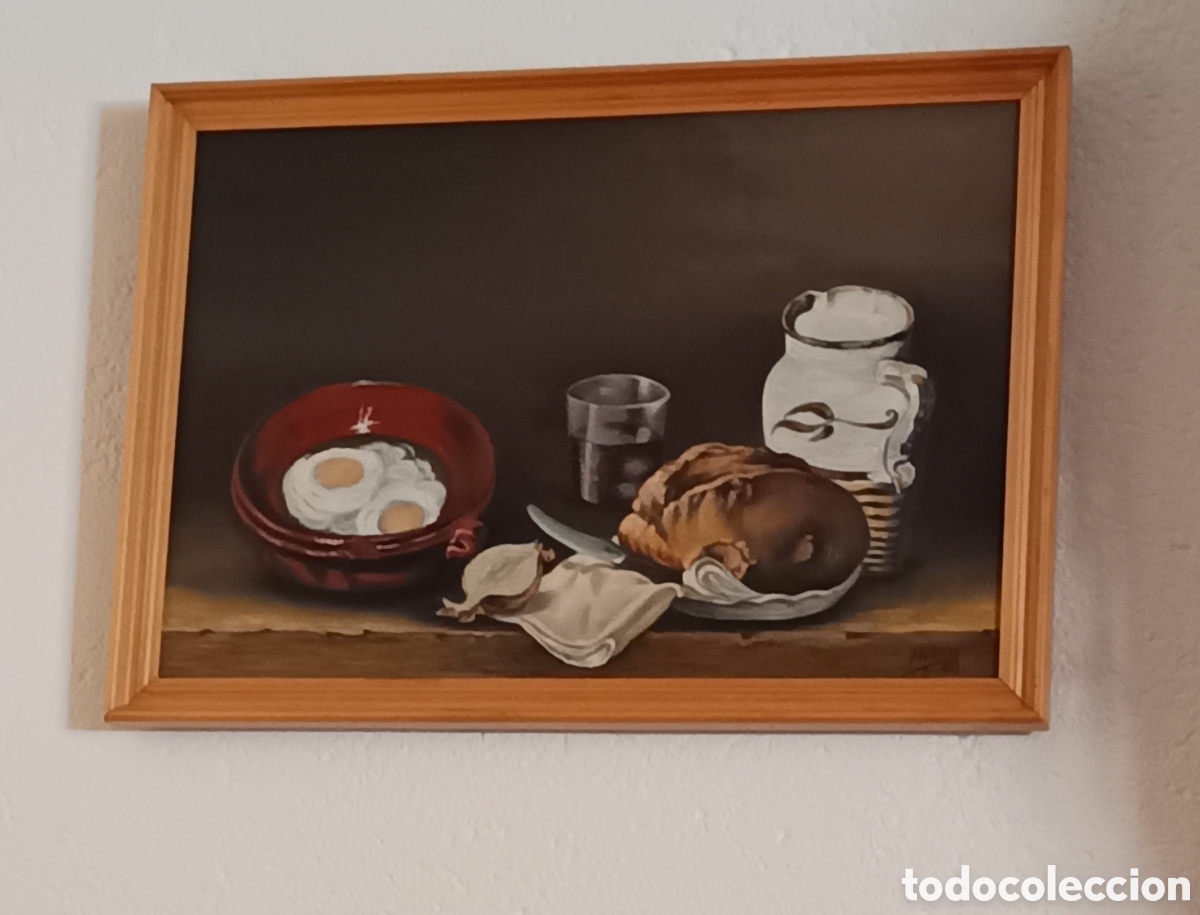 Arte: BODEGON OLEO SOBRE LIENZO - Foto 1
