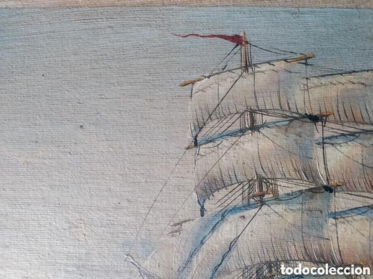 Arte: ANTIGUA MARINA AL OLEO - Foto 4