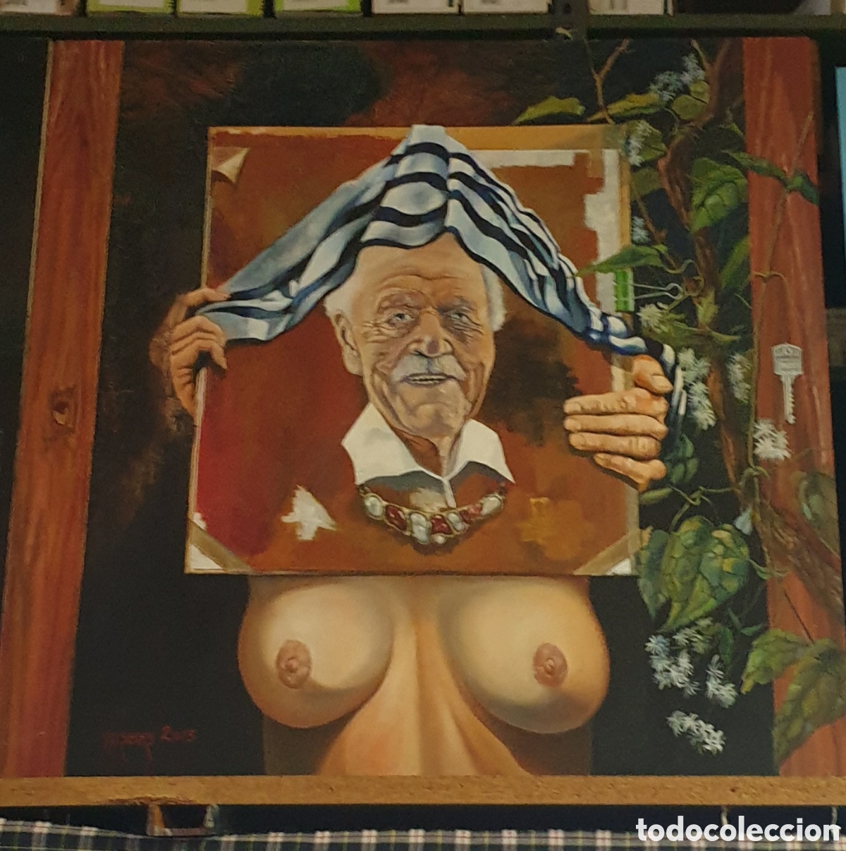 Arte: &Oacute;leo sobre tabla Elicio Mart&iacute;nez Corcuera - Foto 2