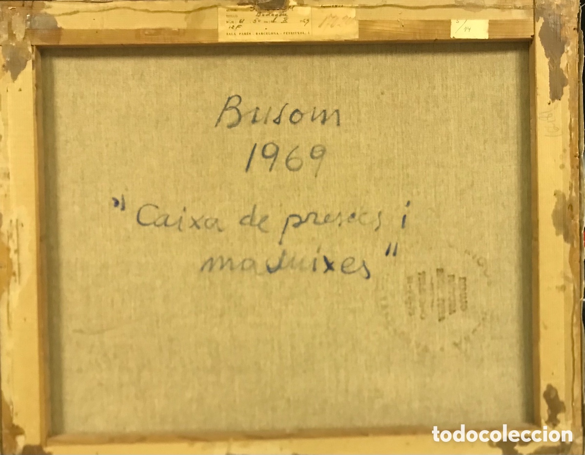 Arte: SIM&Oacute; BUSSOM GRAU (Barcelona 1927-2020) - Foto 3