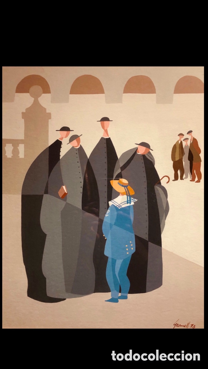 Arte: Mario Granell - obra catalogada en 1974 - Foto 2