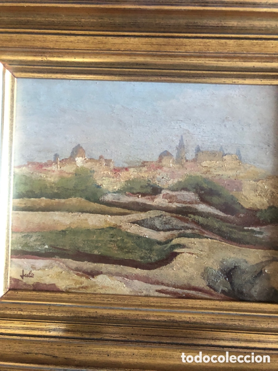Arte: Oleo sobre tabla Toledo de Jule - Foto 2