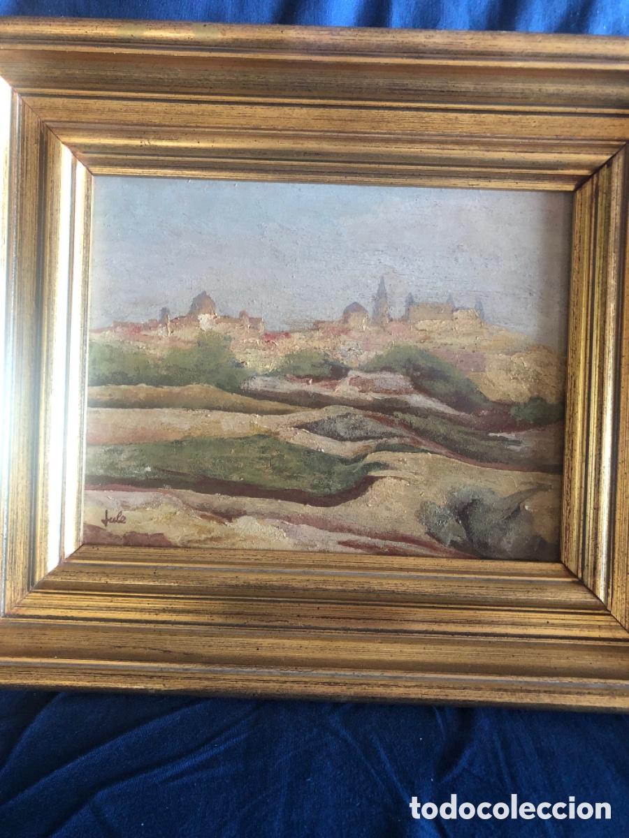Arte: Oleo sobre tabla Toledo de Jule - Foto 1