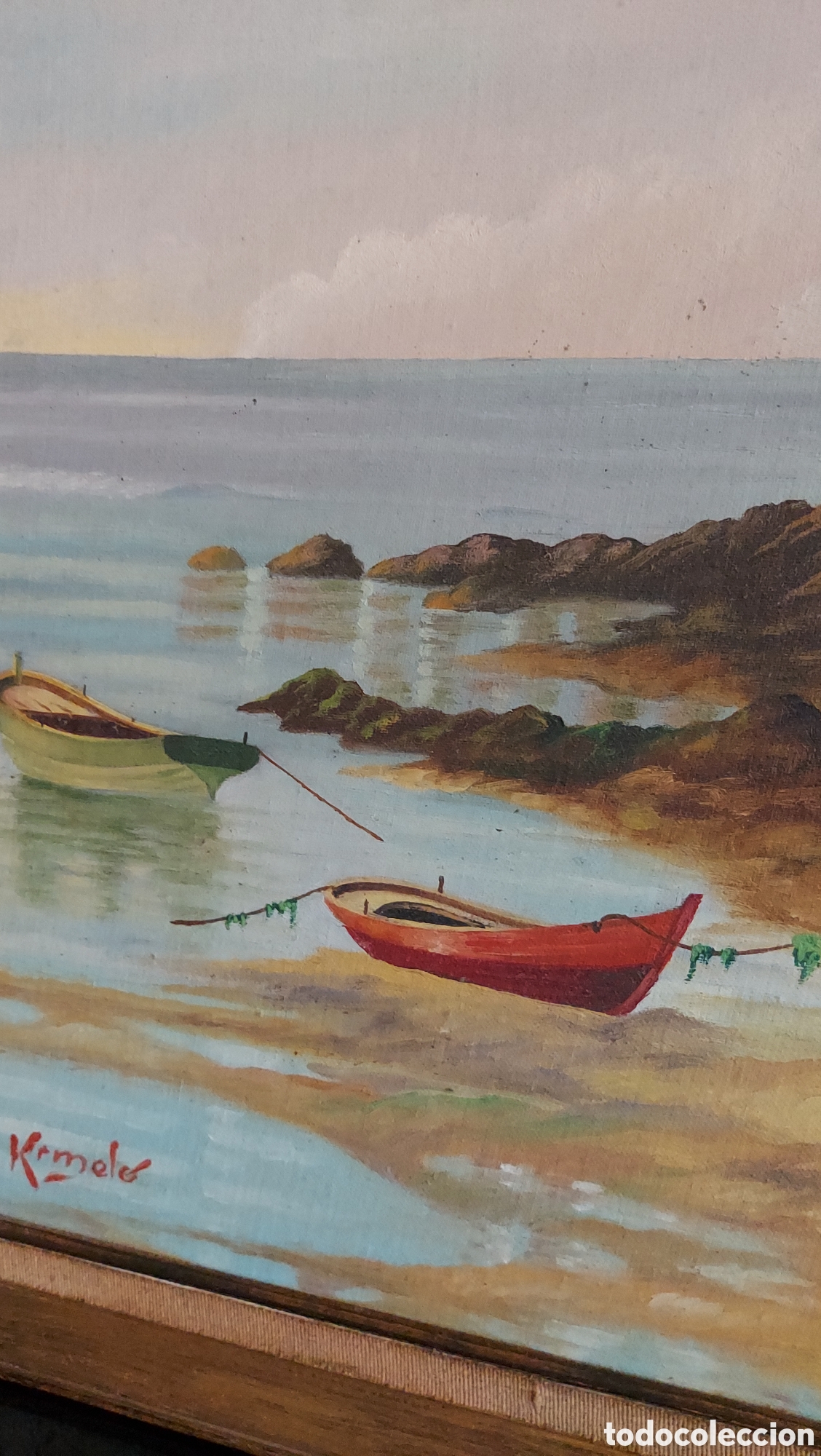 Arte: &Oacute;leo sobre tablex circa 1960 - Foto 2