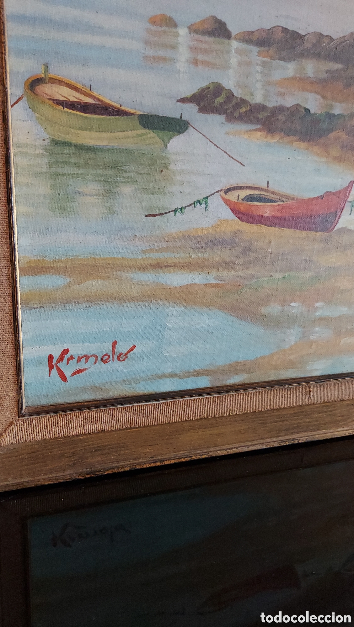 Arte: &Oacute;leo sobre tablex circa 1960 - Foto 3