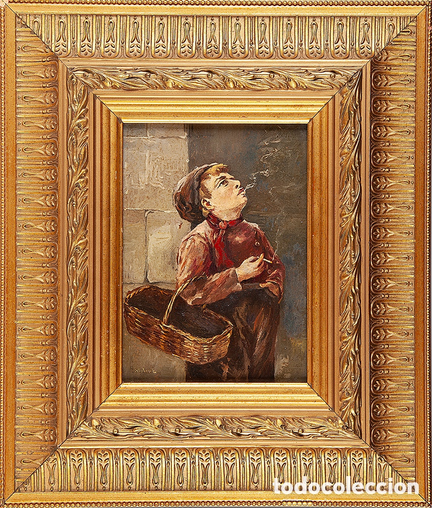 Arte: Personaje Adolfo. Winternitz Viena 1906 - Foto 3