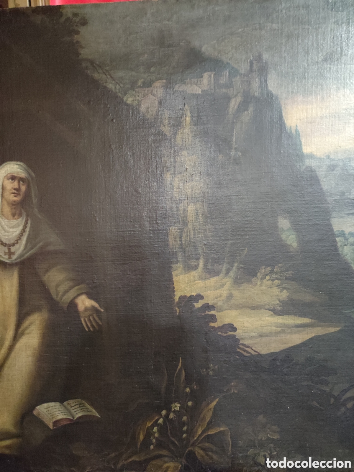 Arte: Santa orando siglo XVII - Foto 4
