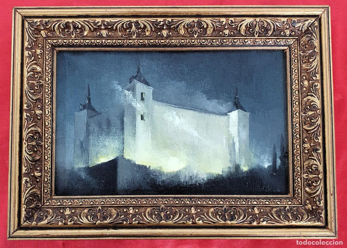 Kunst: -Oleo sobre lienzo enmarcado