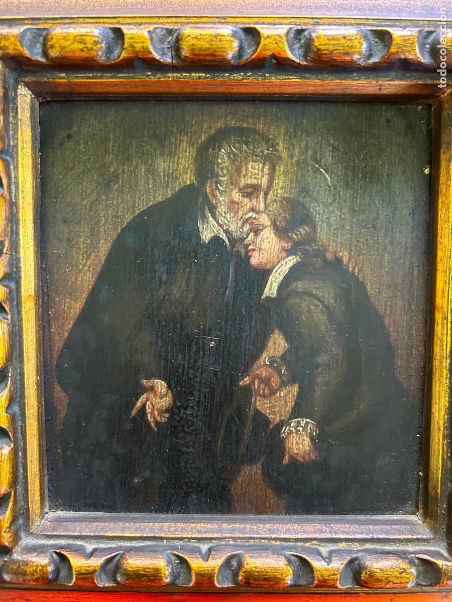 Arte: &Oacute;LEO SOBRE TABLA SIGLO XVIII - Foto 2