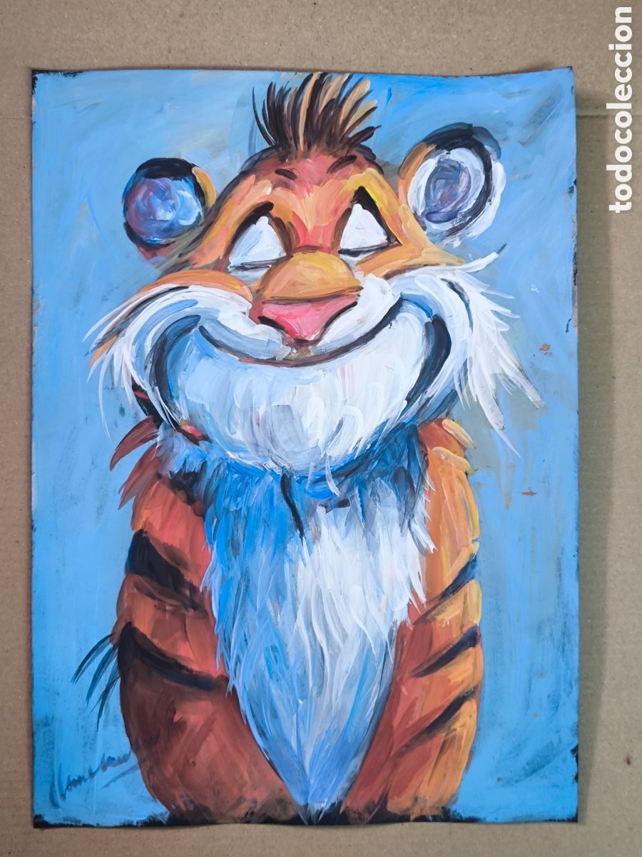 Arte: Tigre ( impresionismo ) - Foto 1