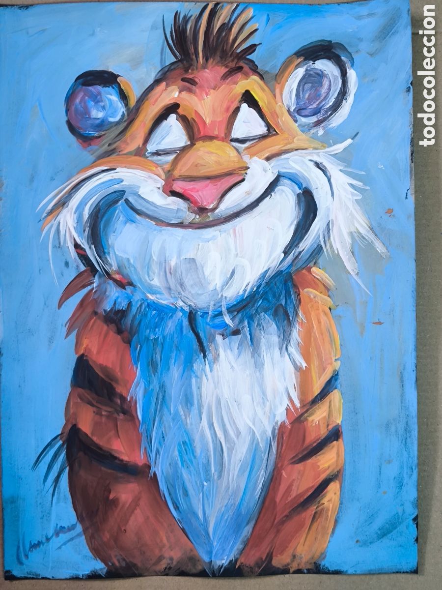 Arte: Tigre ( impresionismo ) - Foto 2