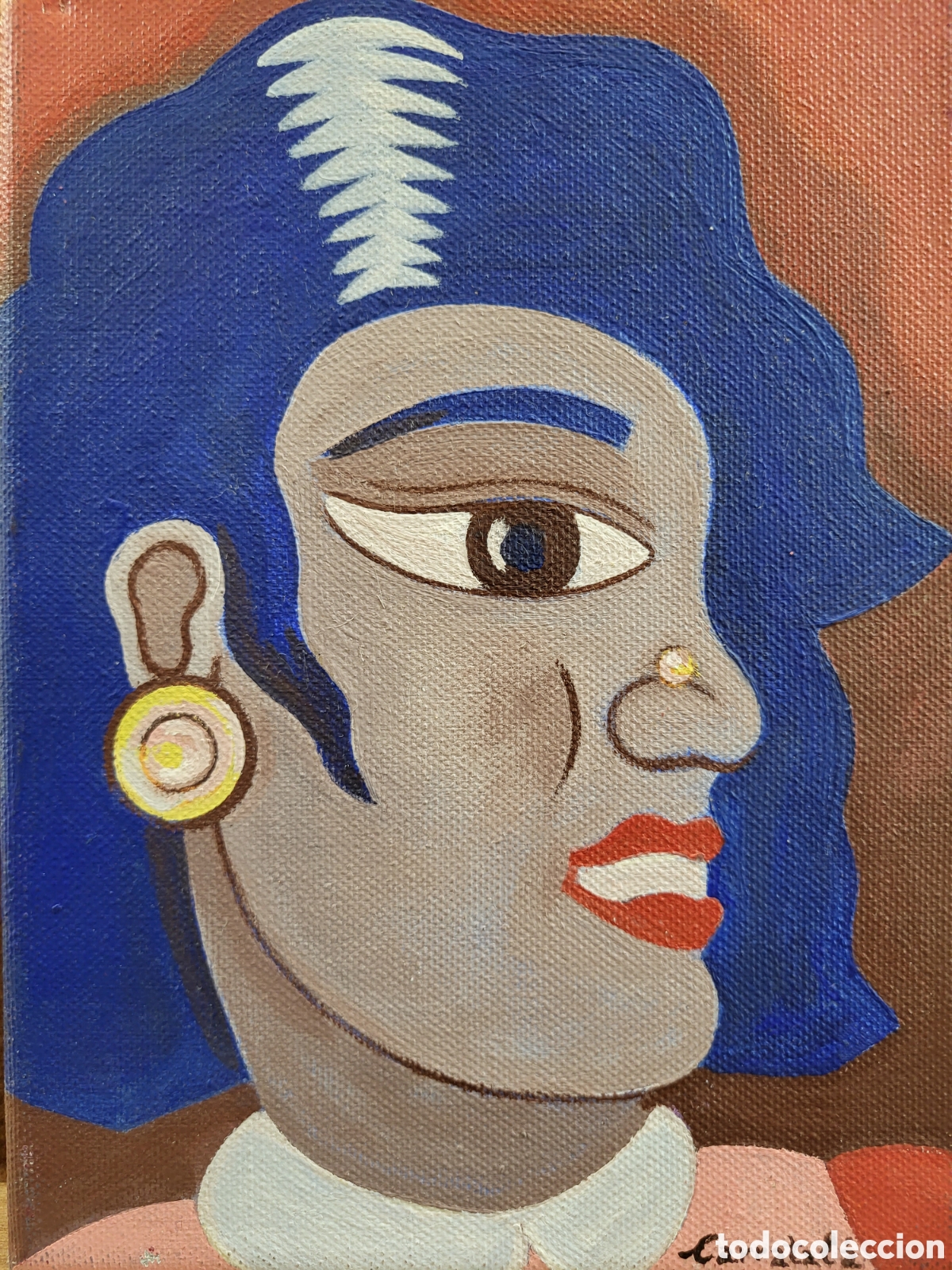 Arte: ERNESTO CARRATALA REY. OLEO SOBRE LIENZO . 22&times;16 CM