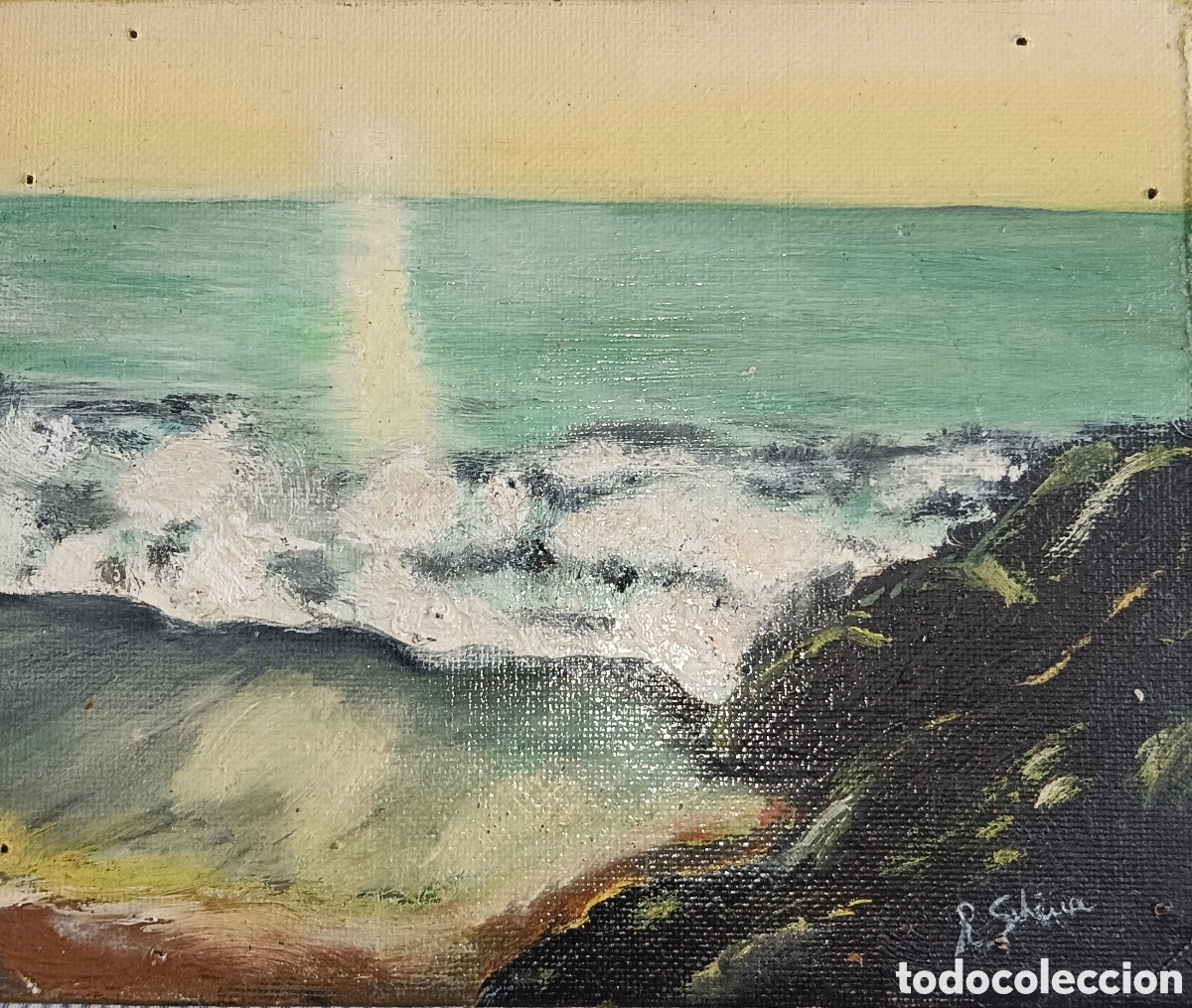 Art: R. Sabina, &oacute;leo sobre tablex peque&ntilde;o formato