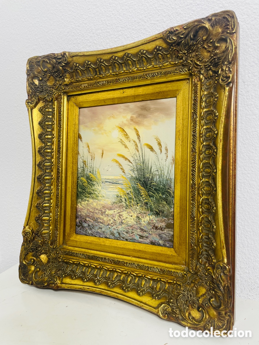 Arte: Cuadro &oacute;leo antiguo firmado Eric - Foto 5