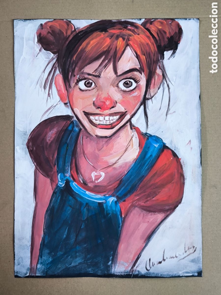 Arte: Chica pelirroja rebelde