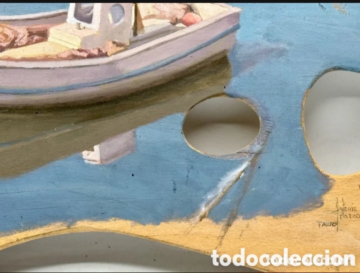Arte: Oleo sobre paleta pintor - Foto 4