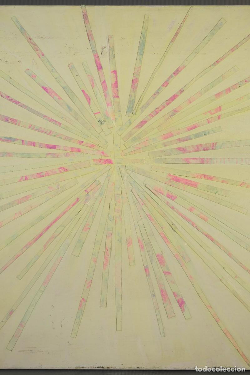Arte: &Oacute;leo sobre lienzo, Composici&oacute;n sin firmar - Foto 4