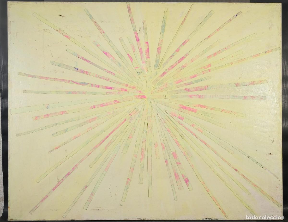 Arte: &Oacute;leo sobre lienzo, Composici&oacute;n sin firmar - Foto 5