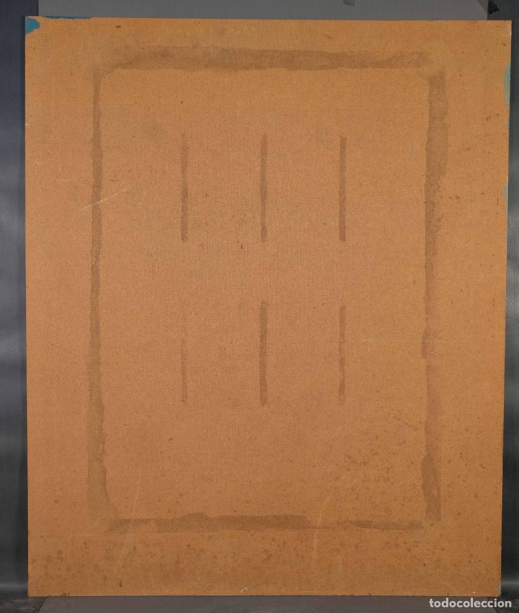 Arte: &Oacute;leo sobre tablex, Composici&oacute;n sin firmar - Foto 10