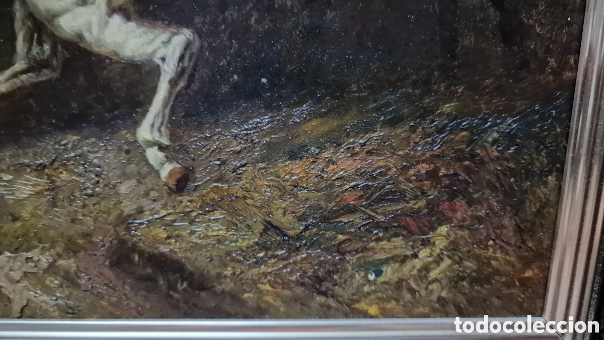 Arte: R&Eacute;PLICA &Aacute;RABE EN LA MARCHA DE ADOLF SCHREYER SOBRE TABLA - Foto 6