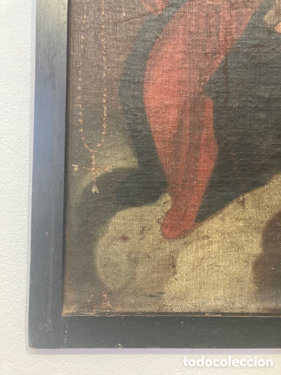 Arte: Marco antiguo con pintura - Foto 9