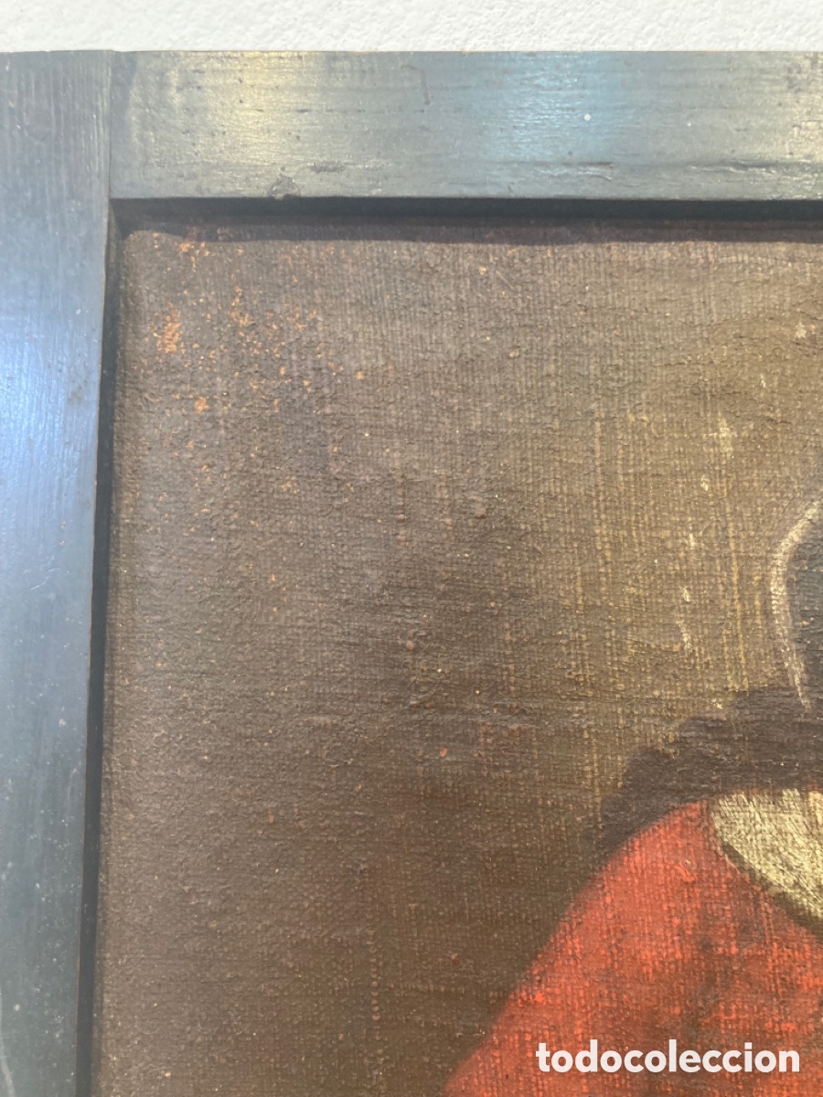 Arte: Marco antiguo con pintura - Foto 10