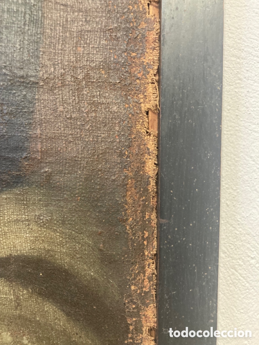 Arte: Marco antiguo con pintura - Foto 13