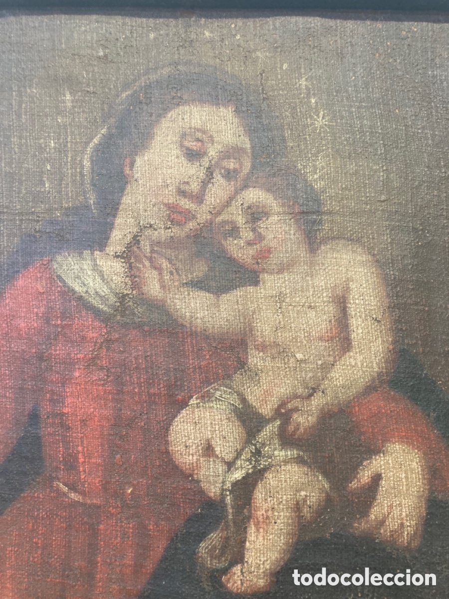 Arte: Marco antiguo con pintura - Foto 14