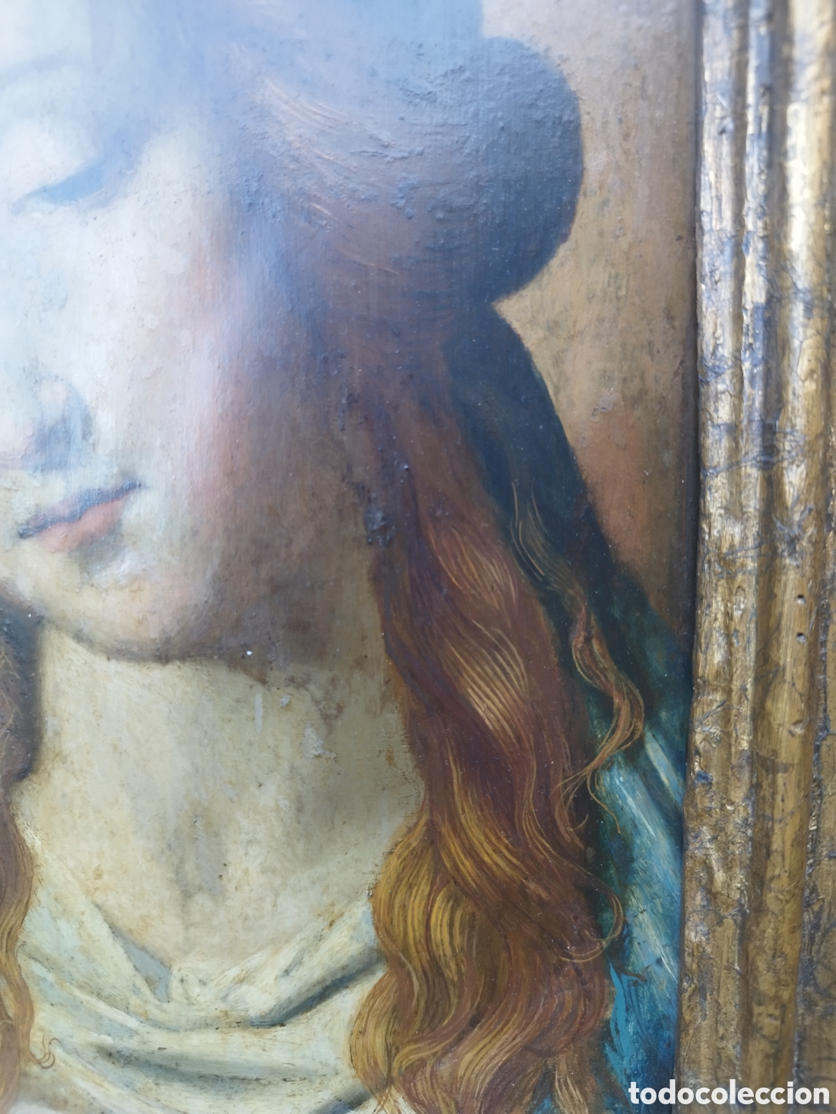Arte: Cuadro &oacute;leo sobre cobre Madonna - Foto 3