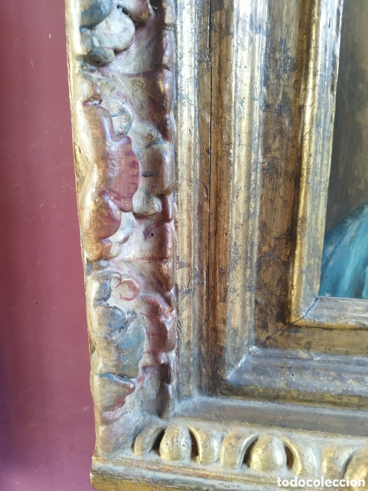 Arte: Cuadro &oacute;leo sobre cobre Madonna - Foto 10