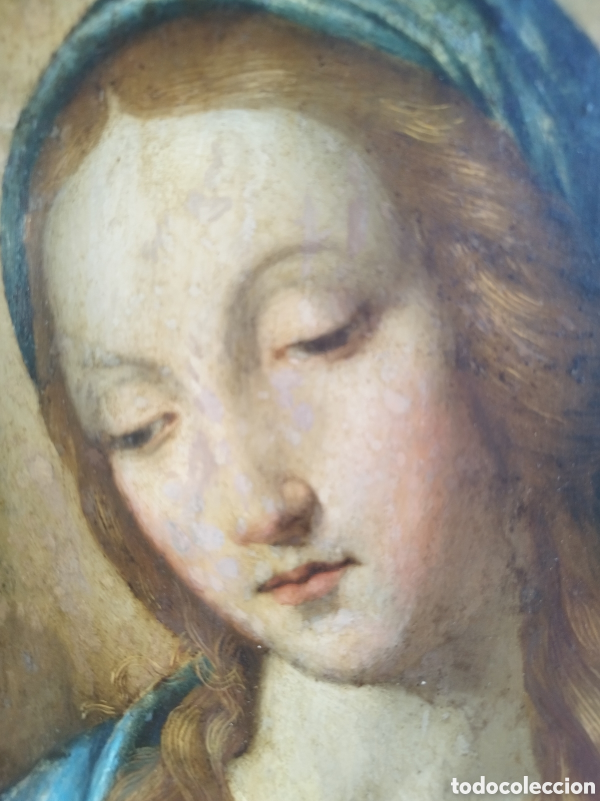 Arte: Cuadro &oacute;leo sobre cobre Madonna - Foto 11