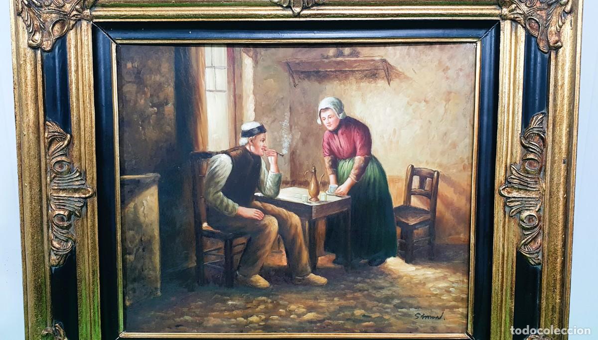 Arte: -Oleo sobre tabla firmado - Foto 2