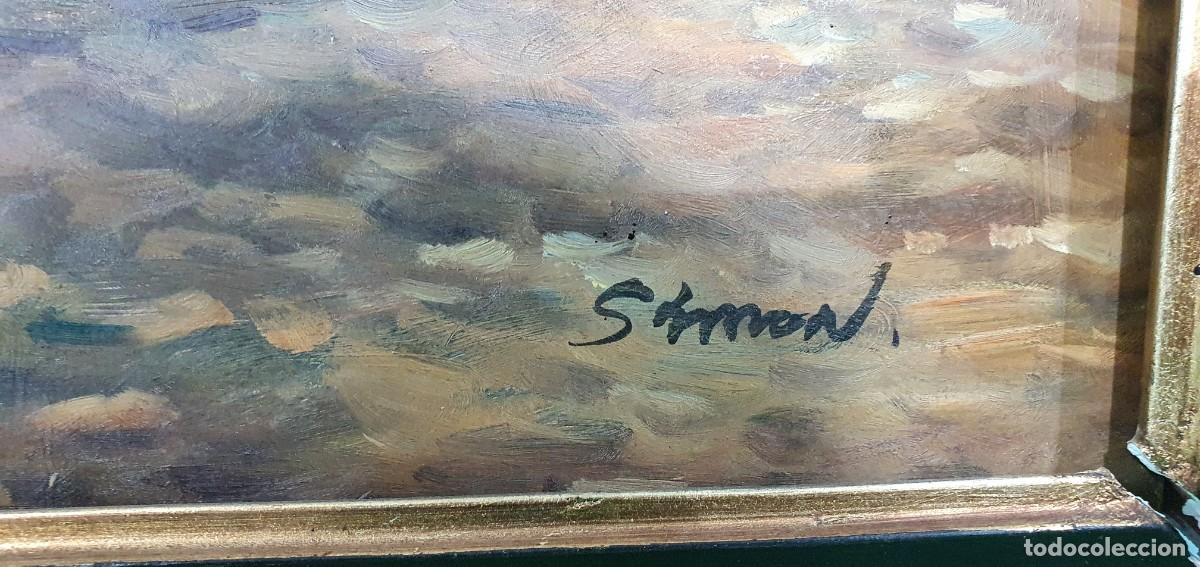 Arte: -Oleo sobre tabla firmado - Foto 3