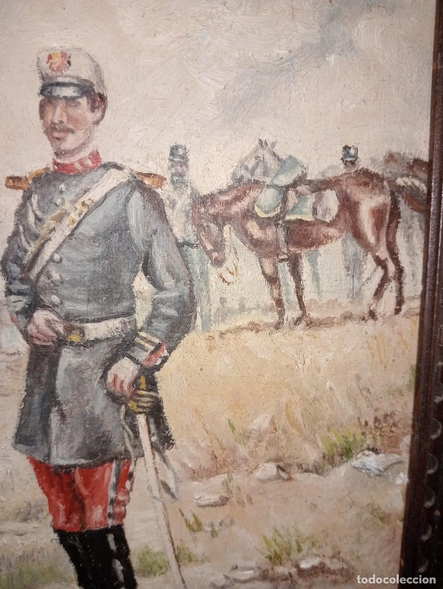 Arte: Cuadro sobre la 3 guerra Carlista - Foto 4